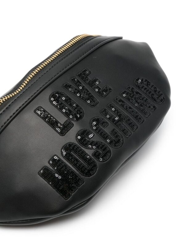 Love Moschino sequin-embellished belt bag - Image 4
