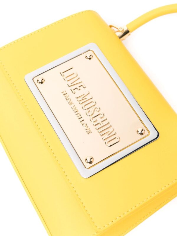 Love Moschino logo-plaque tote bag - Image 4