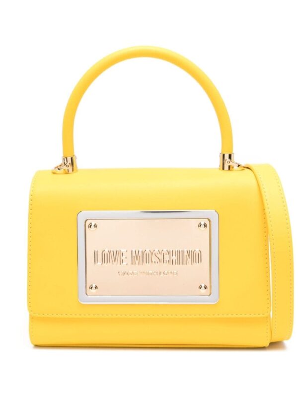Love Moschino logo-plaque tote bag