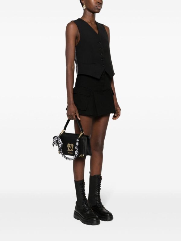 Love Moschino logo-plaque tote bag - Image 2