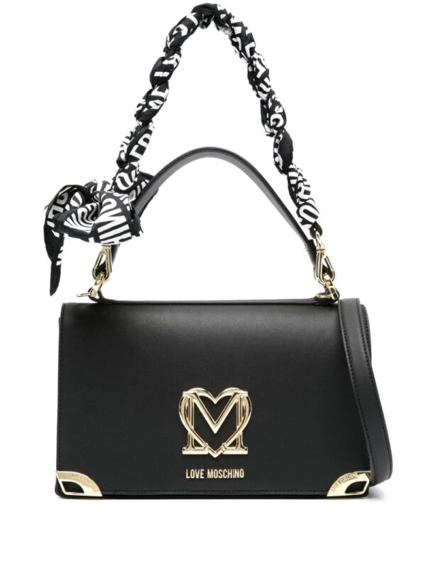 Love Moschino logo-plaque tote bag