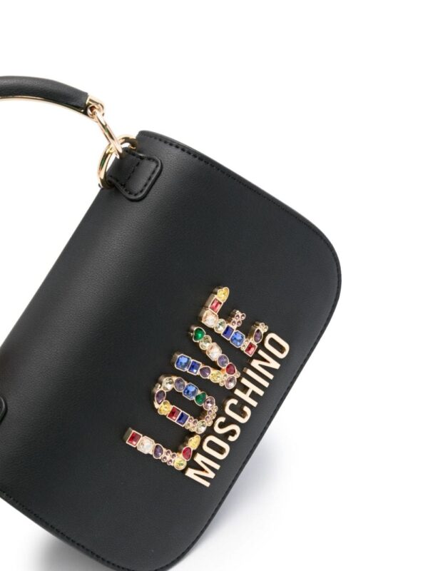 Love Moschino crystal logo-embellished tote bag - Image 3