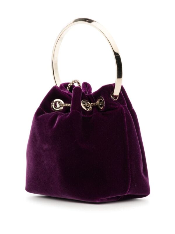 Jimmy Choo Bon Bon velvet shoulder bag - Image 3
