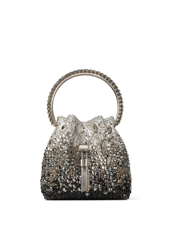 Jimmy Choo Bon Bon crystal-embellished shoulder bag