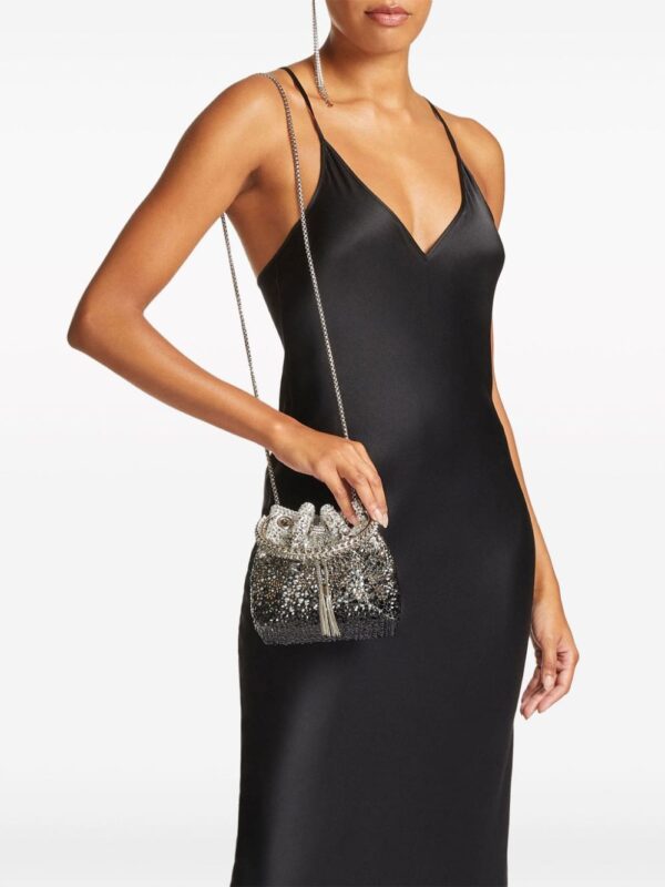 Jimmy Choo Bon Bon crystal-embellished shoulder bag - Image 2