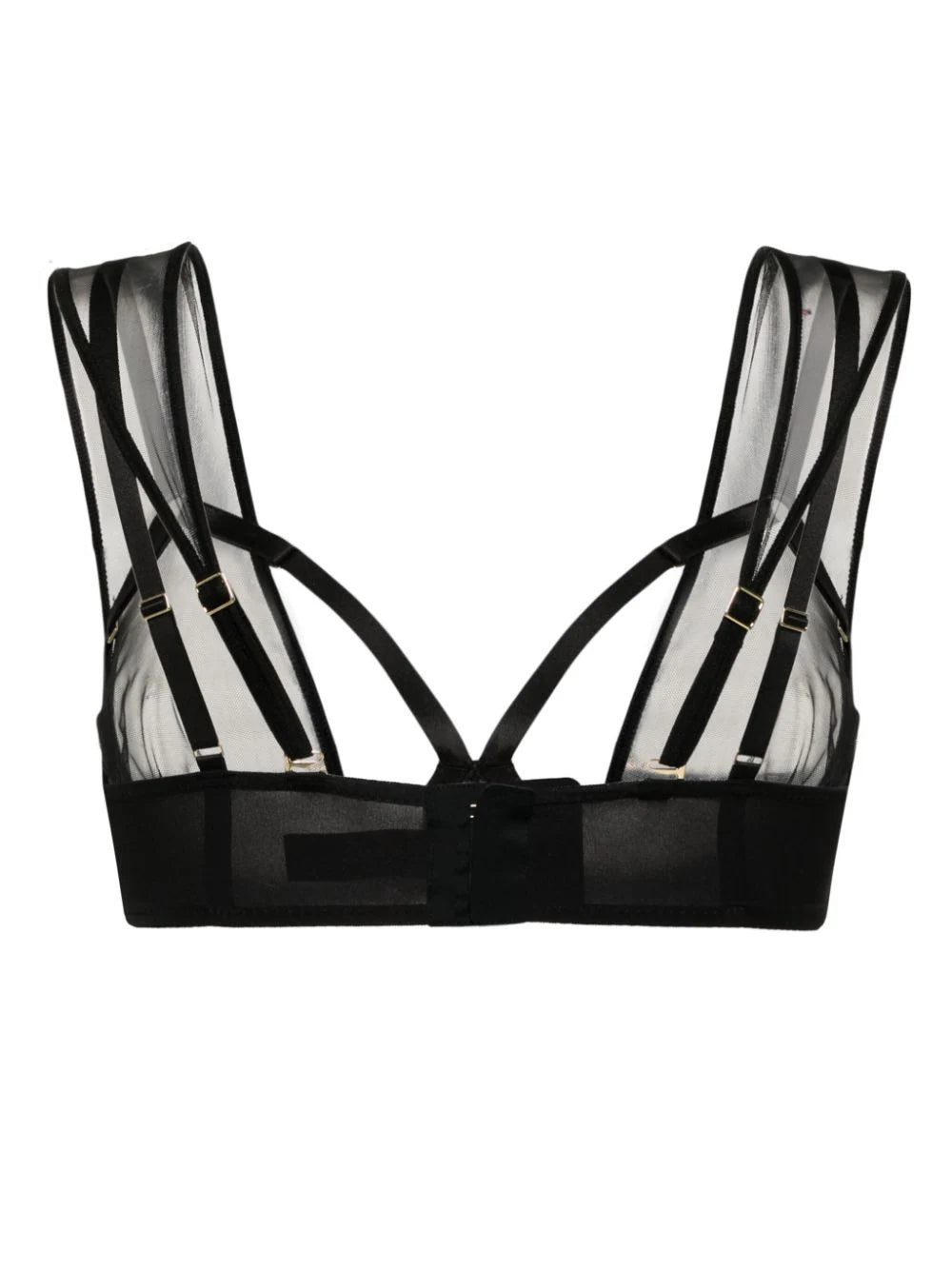 Maison Close sheer mesh-panelled bra - Image 2