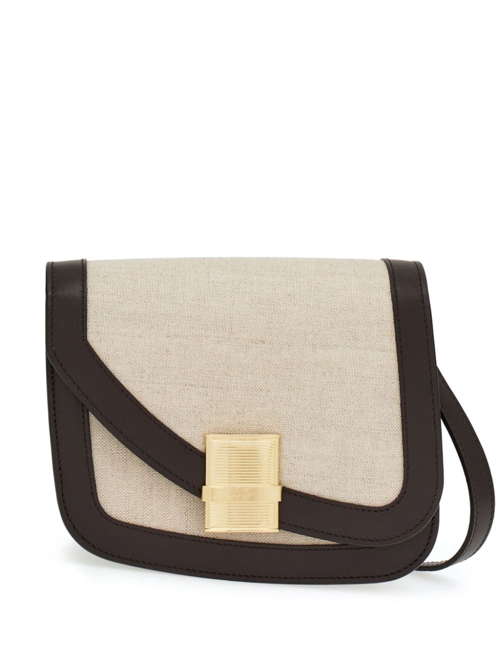 Ferragamo medium Fiamma canvas crossbody bag