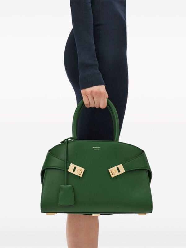 Ferragamo FERRAGAMO HUG SOFT LEATHER TOTE - Image 3