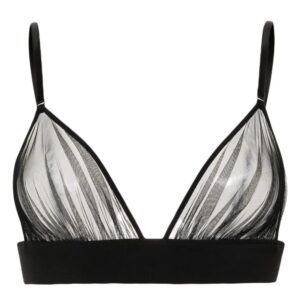 Maison Close elasticated-underband mesh bra