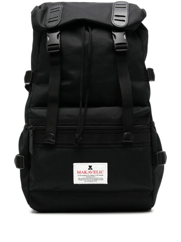 Makavelic logo-appliqué backpack