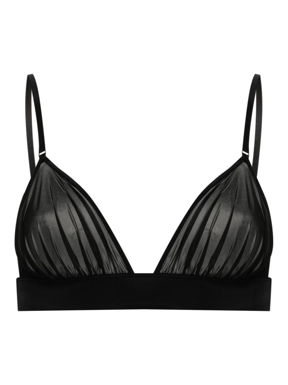Maison Close semi-sheer draped bra
