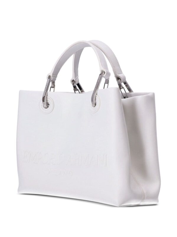 Emporio Armani small logo-embossed tote bag - Image 3