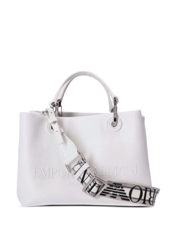 Emporio Armani small logo-embossed tote bag - Image 4