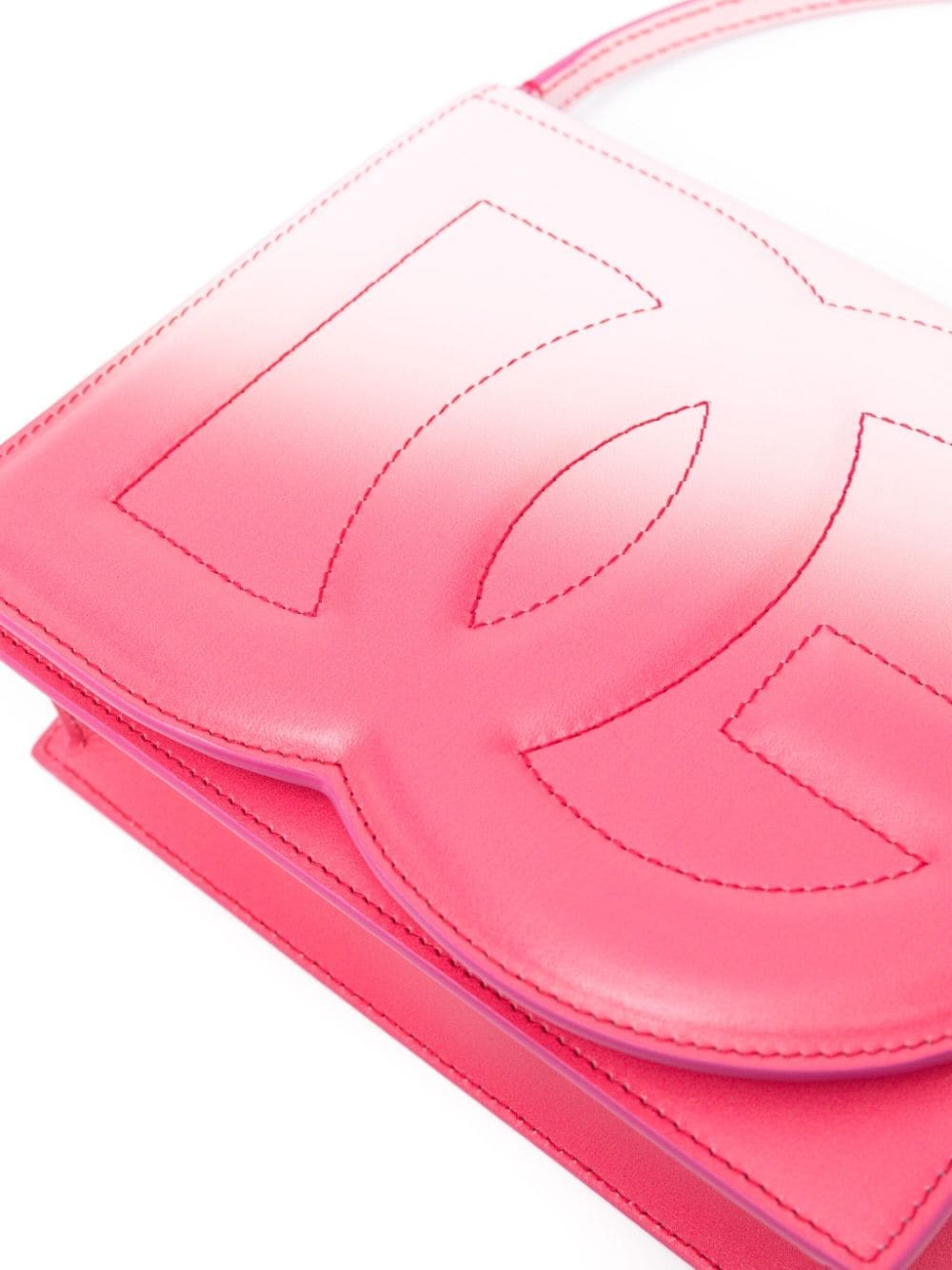 Dolce & Gabbana logo-embroidered leather crossbody bag - Image 4