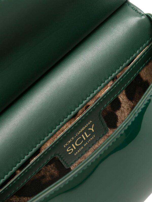 Dolce & Gabbana small Sicily patent-leather tote bag - Image 5