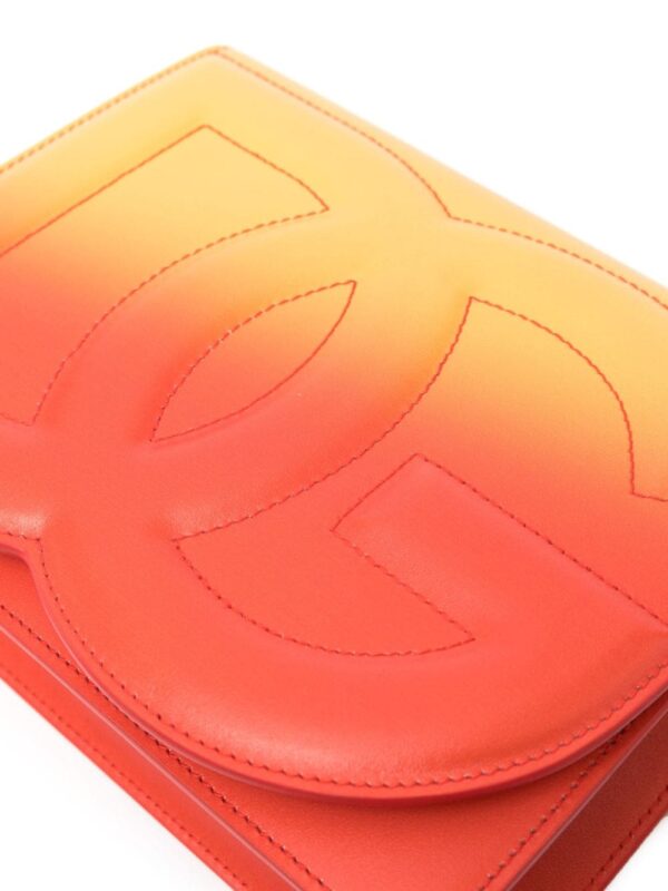 Dolce & Gabbana logo-embossed ombré-print crossbody bag - Image 4
