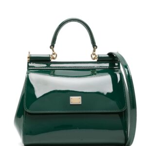 Dolce & Gabbana medium Sicily patent-leather tote bag
