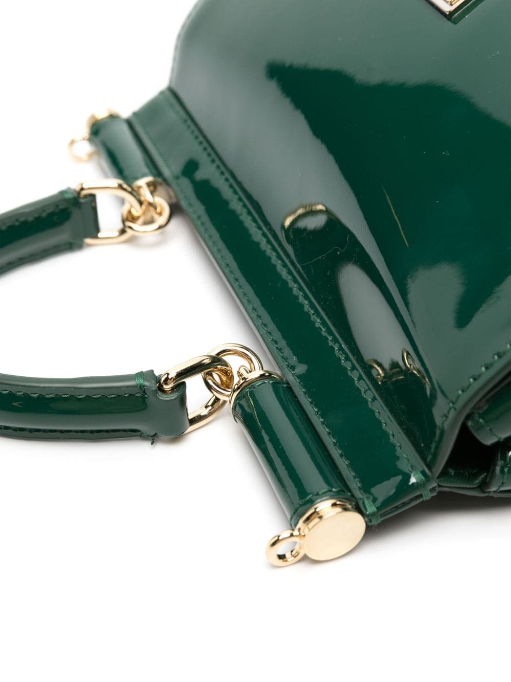 Dolce & Gabbana medium Sicily patent-leather tote bag - Image 4