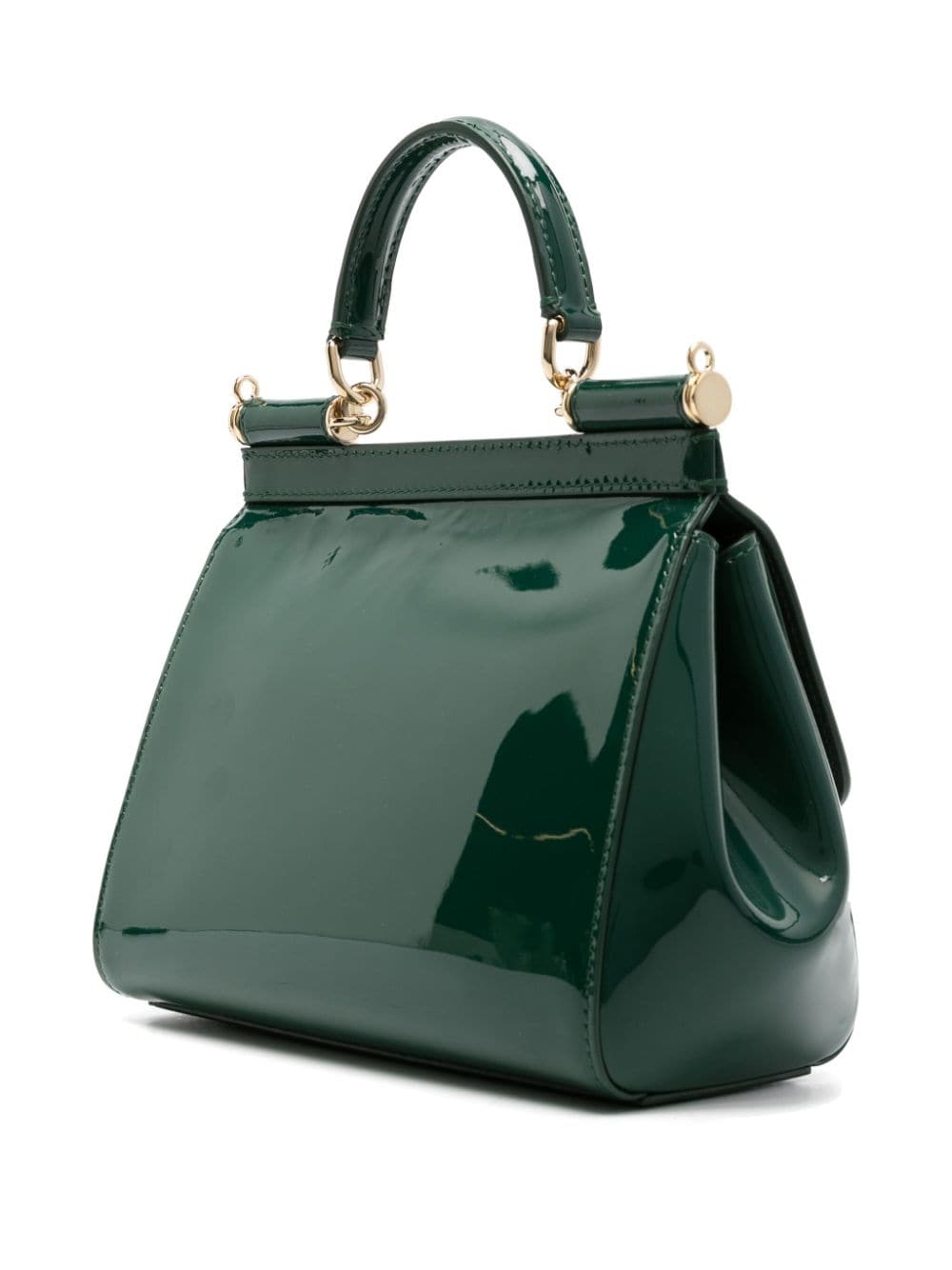 Dolce & Gabbana medium Sicily patent-leather tote bag - Image 3