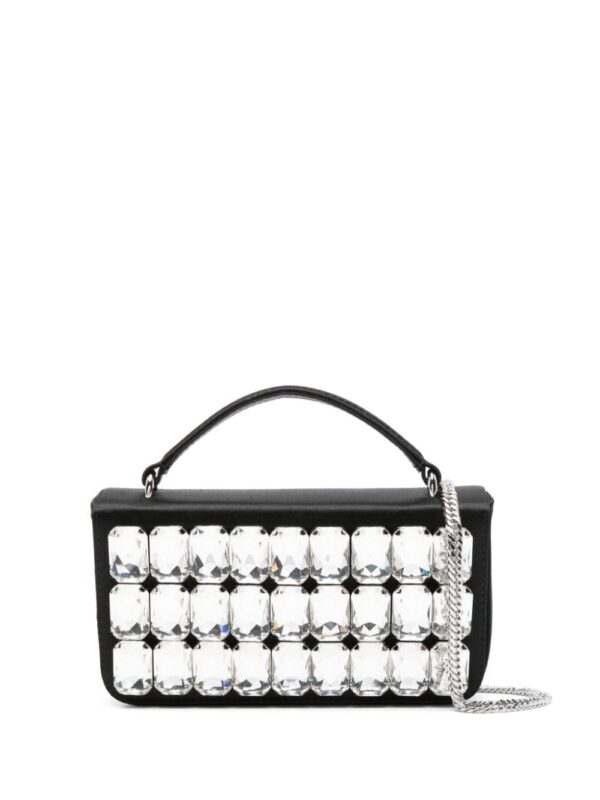 Moschino crystal-embellished mini bag