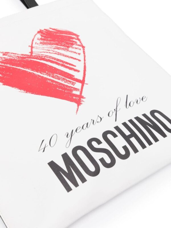 Moschino logo-print shoulder bag - Image 4