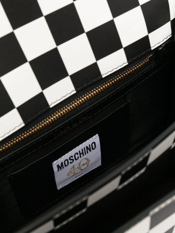 Moschino Exclamation Mark leather shoulder bag - Image 5