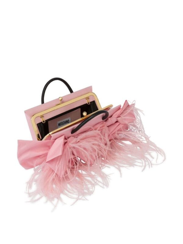 Moschino feather-embellished tote bag - Image 2