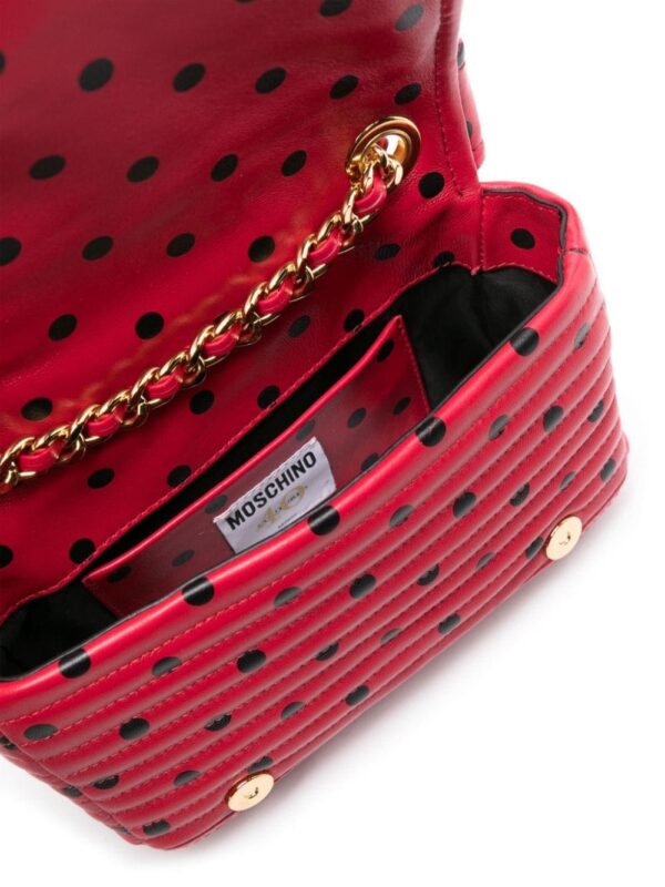 Moschino Biker polka-dot shoulder bag - Image 5