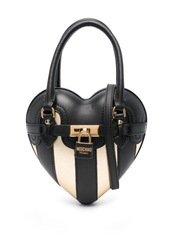 Moschino Heartbeat clutch bag