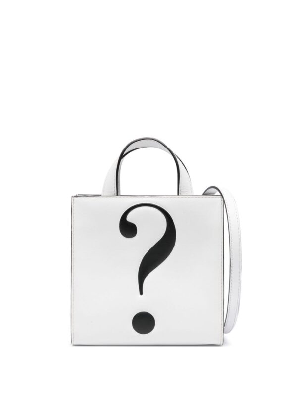 Moschino logo-embossed tote bag