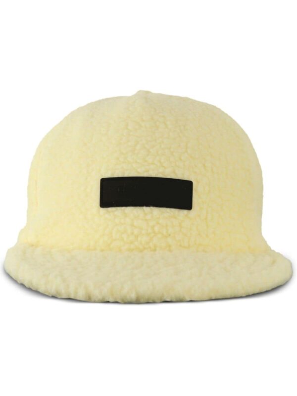 FEAR OF GOD ESSENTIALS logo-patch fleece baseball cap