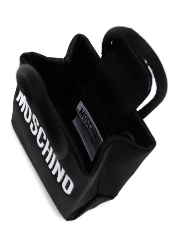 Moschino logo-embroidered mini bag - Image 5
