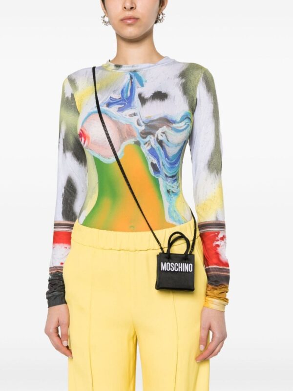 Moschino logo-embroidered mini bag - Image 2
