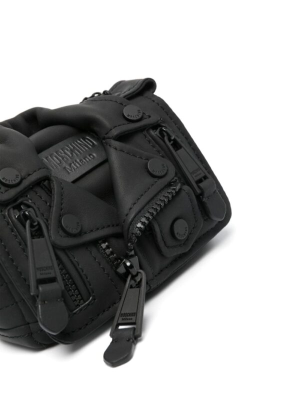 Moschino mini Biker leather bag - Image 4