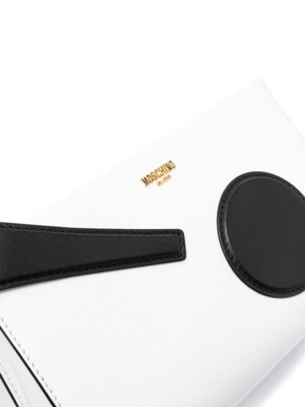 Moschino logo-lettering clutch bag - Image 4