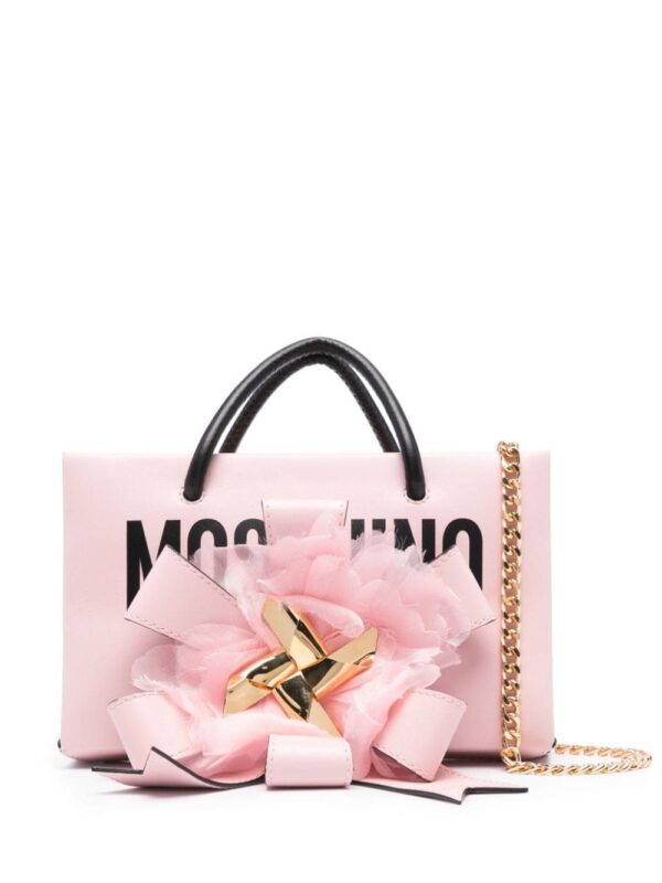 Moschino bow-detailing tote bag