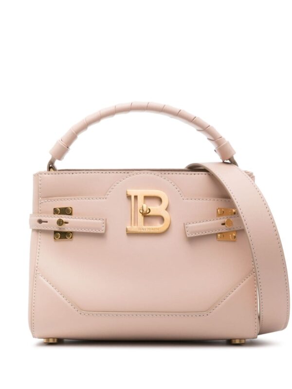 Balmain B-Buzz leather tote bag
