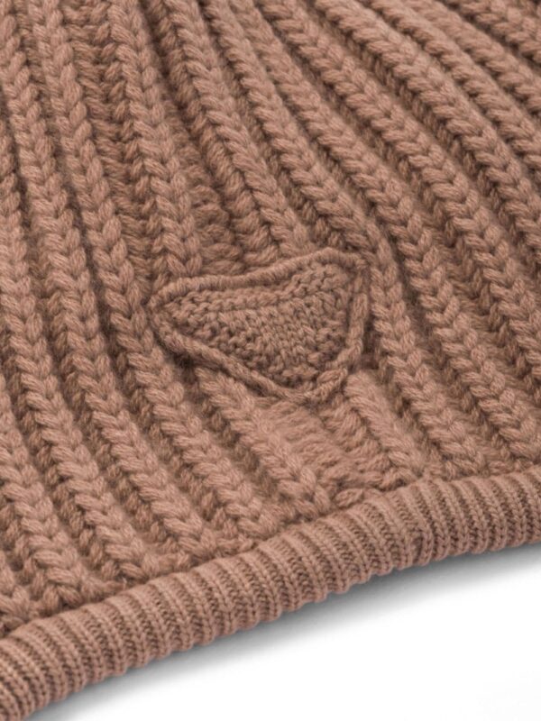 Prada ribbed cashmere trapper hat - Image 2