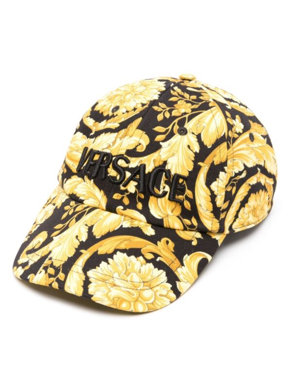 Versace Barocco-print cotton cap