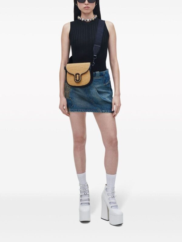 Marc Jacobs The Small Woven J Marc Saddle bag - Image 2