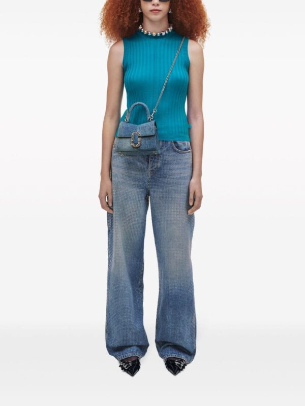 Marc Jacobs The Mini Crystal Denim St. Marc bag - Image 3