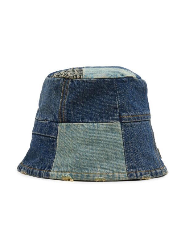 Marc Jacobs patchwork denim bucket hat - Image 2