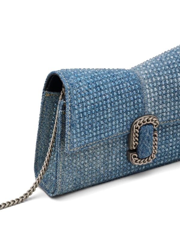 Marc Jacobs The Crystal Denim St. Marc Chain wallet - Image 4