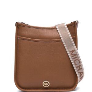 Michael Michael Kors logo-plaque leather shoulder bag
