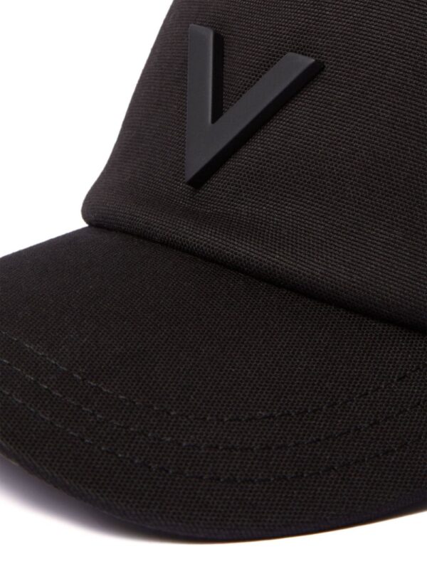 Valentino Garavani V-logo cotton baseball cap - Image 2