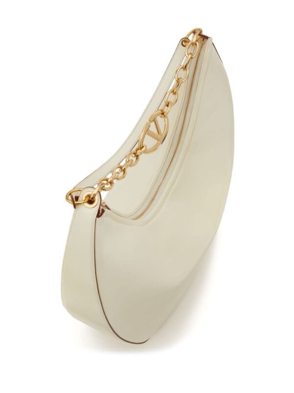 Valentino Garavani maxi VLogo Moon leather shoulder bag - Image 4