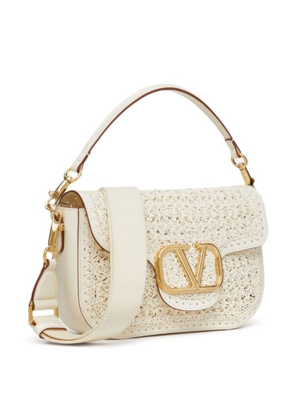 Valentino Garavani All Time Crochet leather shoulder bag - Image 3