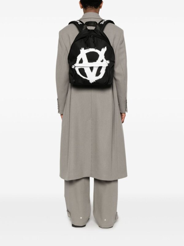 VETEMENTS monogram-print canvas backpack - Image 2