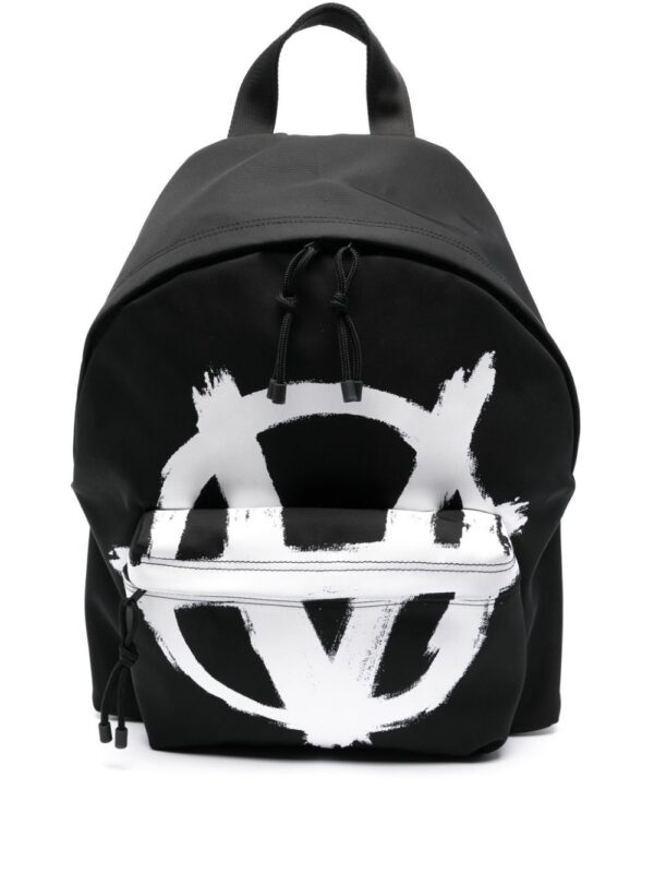 VETEMENTS monogram-print canvas backpack