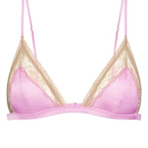 Kiki de Montparnasse Tiered lace-trim bra